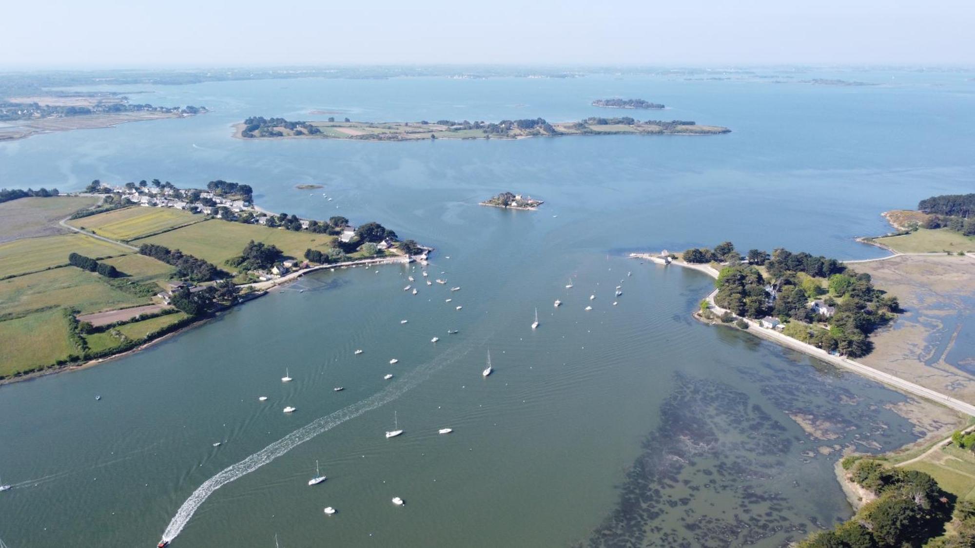 Maison Golfe Du Morbihan - Vue Mer - Plage A 600M - 6 Chambres Sene Exterior photo